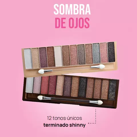 Sombras Golden Colors -PINK 21-