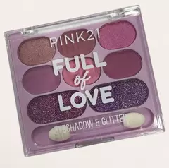 Sombra y glitter full love PINK21 en internet