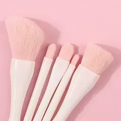 Set de brochas con espejo en cajita Almeja 5u Eloise - comprar online