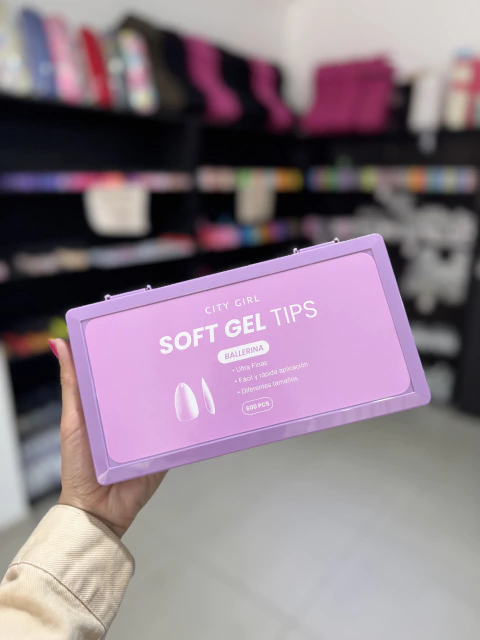 Caja tips short almendra 600u -City Girl - comprar online