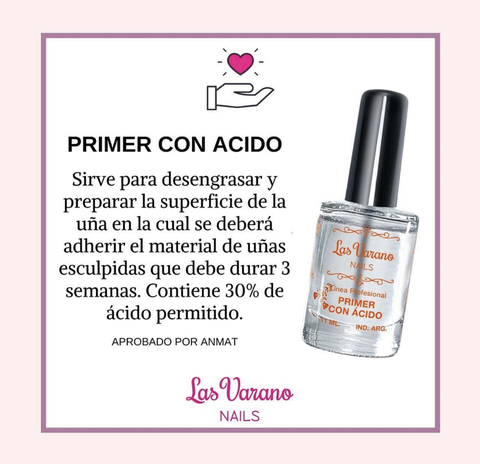 Primer CON ACIDO Las Varano 11ml
