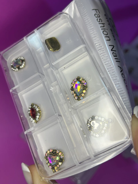 Apliques x6 Mix formas City Girl (M121) surtido