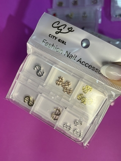 Apliques x6 Mix formas City Girl (M121) surtido - ZIBÁ INSUMOS