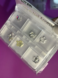 Apliques x6 Mix formas City Girl (M121) surtido - tienda online