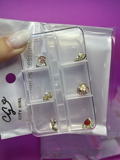 Imagen de Apliques mix formas City Girl (M120) surtido