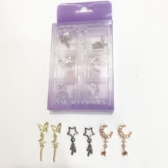 Apliques colgantes x6 modelos surtido -City Girl- 60105