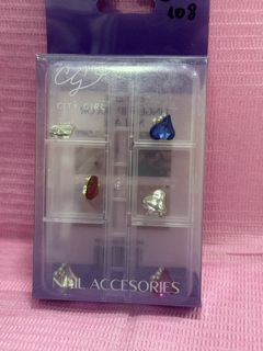 Imagen de Apliques mix formas City Girl (60108) surtido