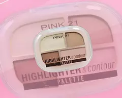 Iluminador + contorno -Pink21- - comprar online