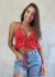 Cropped Bata Vermelho - comprar online