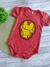 Body Temático Personagens Homem de Ferro - Bebê Menino - Mesversário