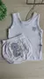 Imagem do Conjunto de Bebê - Camiseta + Tapa Fralda - Tamanho P -Menino e Menina