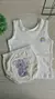 Conjunto de Bebê - Camiseta + Tapa Fralda - Tamanho M - Menino e Menina