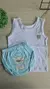 Conjunto de Bebê - Camiseta + Tapa Fralda - Tamanho M - Menino e Menina - loja online