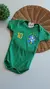 Body de Bebê Brasil - Verde