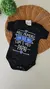 Body Temático - Meu Primeiro Dia dos Pais Com Meu Papai - Preto - Azul Menino - comprar online