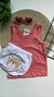 Conjunto de Bebê - Camiseta + Tapa Fralda - Tamanho G - Menino e Menina
