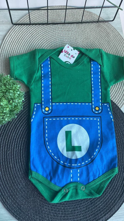 Body Temática Luigi - Verde - comprar online
