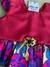 Vestido de Bebê Vermelho com Saia Estampada - comprar online