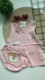 Conjunto de Bebê - Camiseta + Tapa Fralda - Tamanho G - Menino e Menina - Vila do Bebê