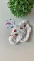 Kit de Meias de Bebê com 3 Unidades Menina - Moranguinho - Vila do Bebê