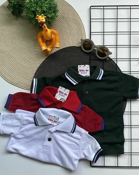 Camisa Gola Polo de Bebê - Menino