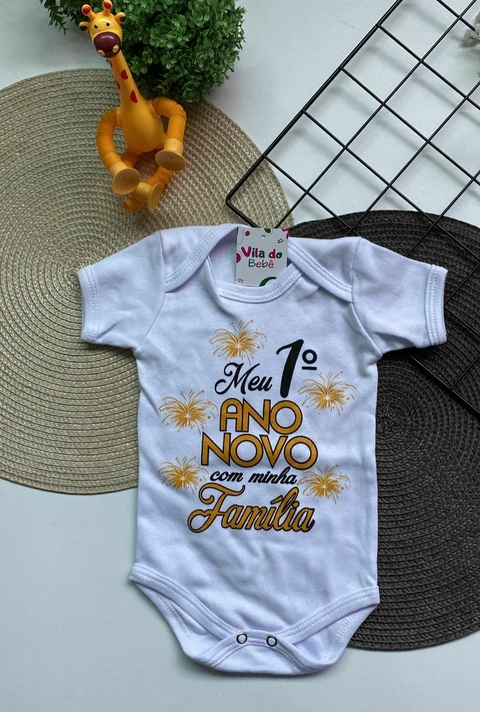Body de Bebê Temático - Ano Novo