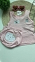 Conjunto de Bebê - Camiseta + Tapa Fralda - Tamanho M - Menino e Menina - Vila do Bebê