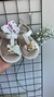 Sandália de Bebê Menina - Branca com detalhes de Borboleta - comprar online
