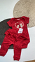 Conjunto de Bebê Menina Kiko Baby - Gatinha/ Vermelho na internet