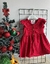 Vestido de Bebê Menina com botões - Vermelho - comprar online