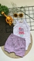 Imagem do Conjunto de Bebê Body Alcinha + Short - Menina
