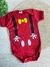 Body de Bebê Temático Personagens - Mickey Mouse Suspensório