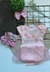 Body Vestido de Bebê Menina - Saia Tule com Gliter - comprar online