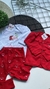 Conjunto de Bebê Menina - 3 peças -Vermelho - comprar online