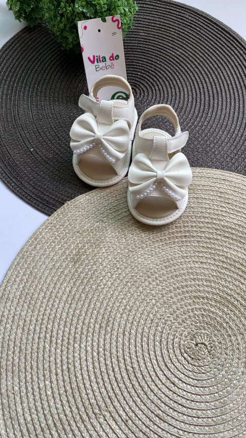 Sandália de Bebê Menina - Branca - comprar online