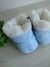 Pantufa Fofinha de Bebê Azul de Leãozinho - comprar online