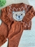 Conjunto de Bebê em Tricô Com Estampa de Ursinho - comprar online