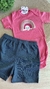 Conjunto de Bebê Body + Short - Tam M