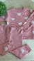 Conjunto em Tricô Bebê Blusa e Calça