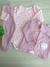 Conjunto de Bebê 3 Peças Rosa CupCake - Body | Calça | Casaco