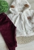Imagem do Conjunto de Bebê Casaco Carneirinho com Capuz de Orelhinhas e Calça de Plush