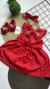 Vestido de Bebê Menina Vermelho sem Alça - Bordado - comprar online