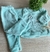 Conjunto de Inverno Fofinho de Fleece com Bordado Verde Claro
