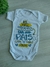 Body Temático Meu Primeiro Dia dos Pais com Meu Papai - Bebê Menino - Mesversário
