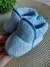 Pantufa de Bebê com Solado Antiderrapante Azul - comprar online
