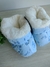 Pantufa Fofinha de Bebê Azul de Patinhas - comprar online