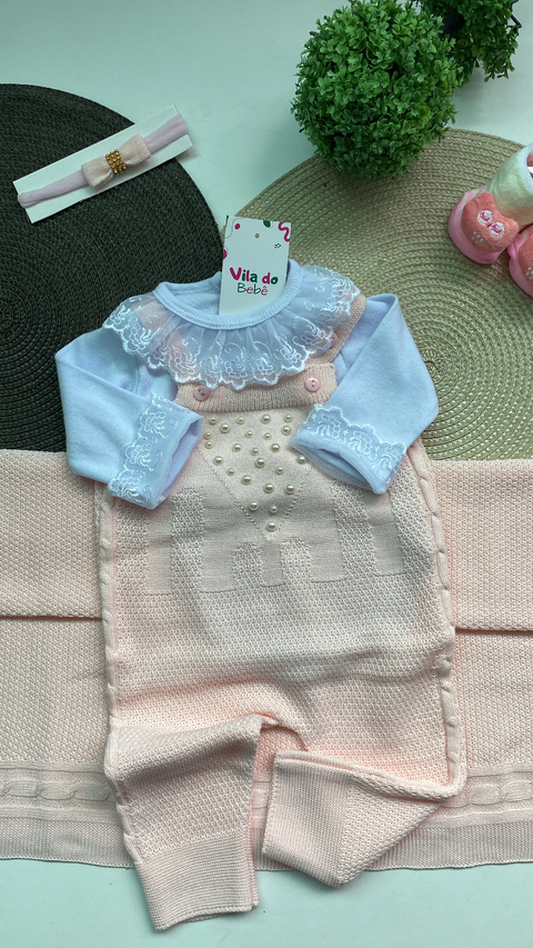 Saída Maternidade de Bebê Menina - Macacão - Lua - comprar online