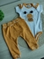 Conjunto Calça Mijão com Bordado no Bumbum e Body com Bordado de Abelhinha na internet