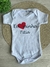 Body de Bebê Temático Personagens - Eu Amo Minha Titia