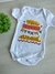 Body Temático Meu Primeiro Arraiá - Bebê Menino Menina - Mesversário